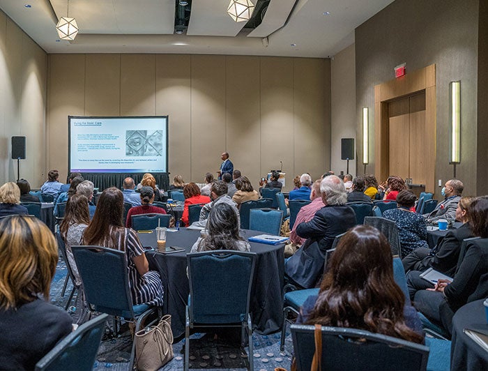 Accelerating Equity Conference session room