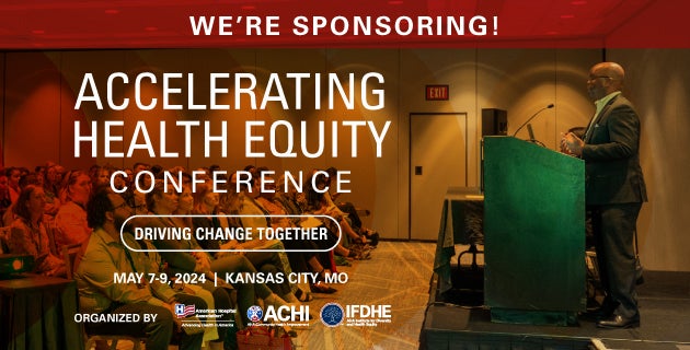 Accelerating Health Equity Conference - We’re Sponsoring