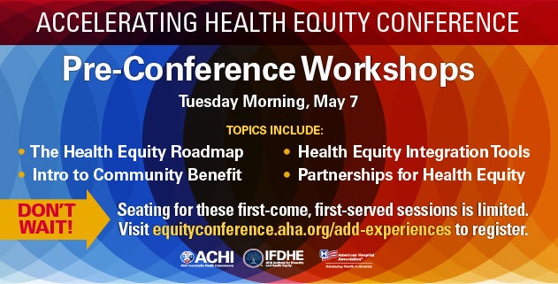 Accelerating Health Equity Conference - Workshops