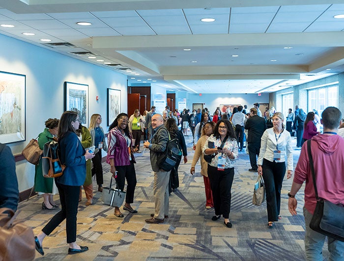 2024 Accelerating Health Equity Conference | Conference attendees networking